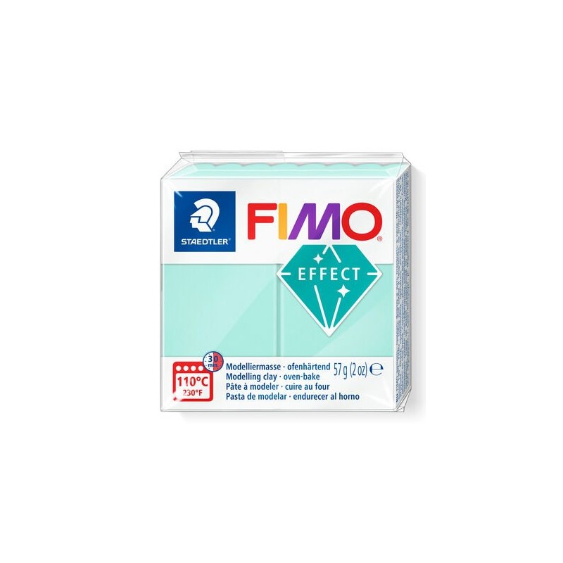 PATE POLYMERE FIMO vert menthe 57 gr REF 8020-505