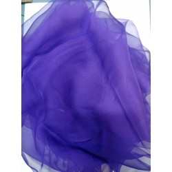 Foulard 116 en Soie 180cm x 90cm couleur violet