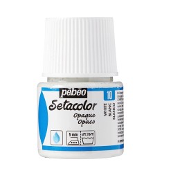 Setacolor Opaque PEBEO 45 ml blanc 10