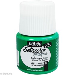 Setacolor Opaque PEBEO 45 ml vert lumiére27