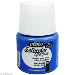 Setacolor Opaque PEBEO 45 ml bleu royal 20