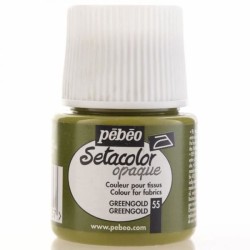 Setacolor Opaque PEBEO 45 ml greengold 55