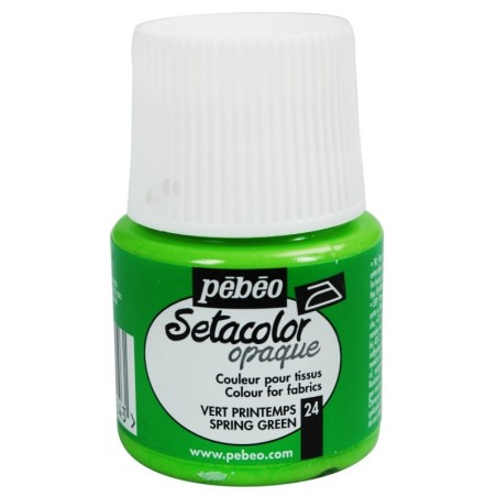Setacolor Opaque PEBEO 45 ml vert printemps 24