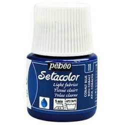 Setacolor transparent PEBEO 45 ml bleu cobalt 11