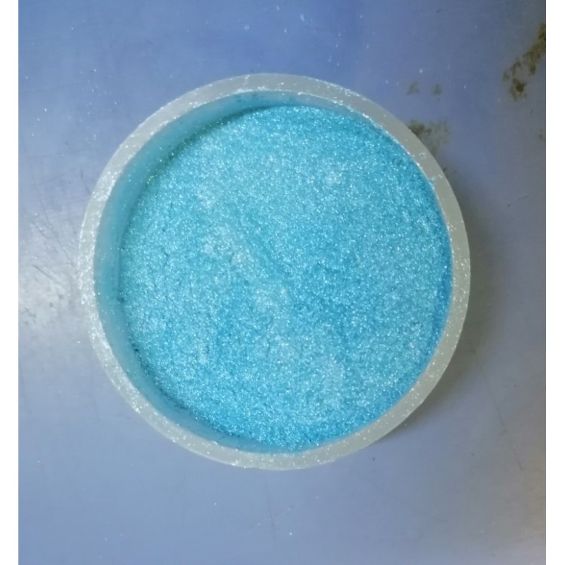 Mica Bleu turquoise 5 grammes