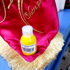 colorant opaque pour resine jaune 30ml