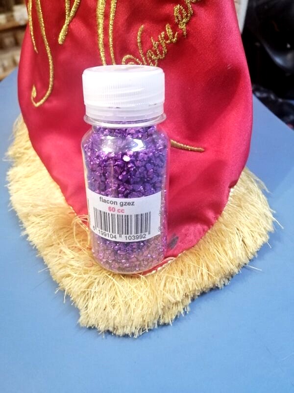 gzez metallique decoration resine violet 60cc