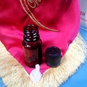 Lot de 10 flacons en verre vide avec egouttoir de 10 ml