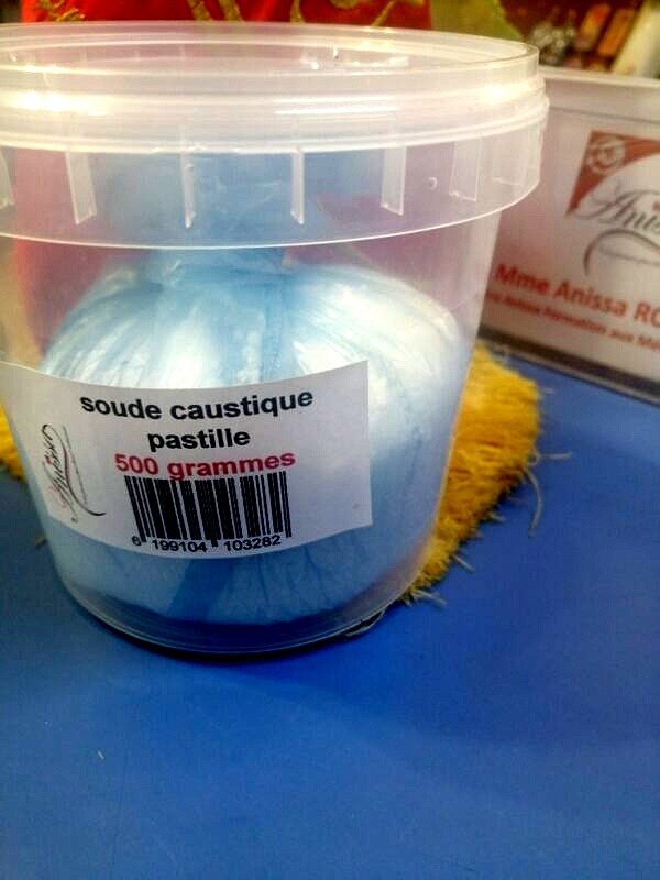 soude caustique granulés 2500 grammes