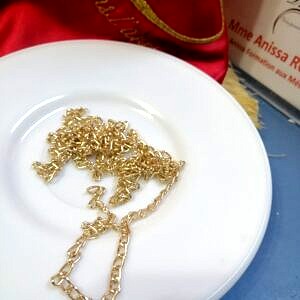 Chaine à maille dorée 1 mètre