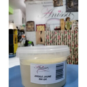 Argile Jaune pour cosmetique 500 gr
