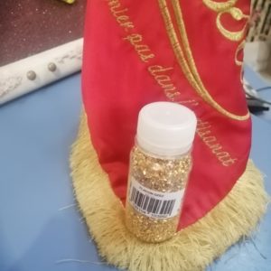 gzez metallique decoration resine doree 60cc