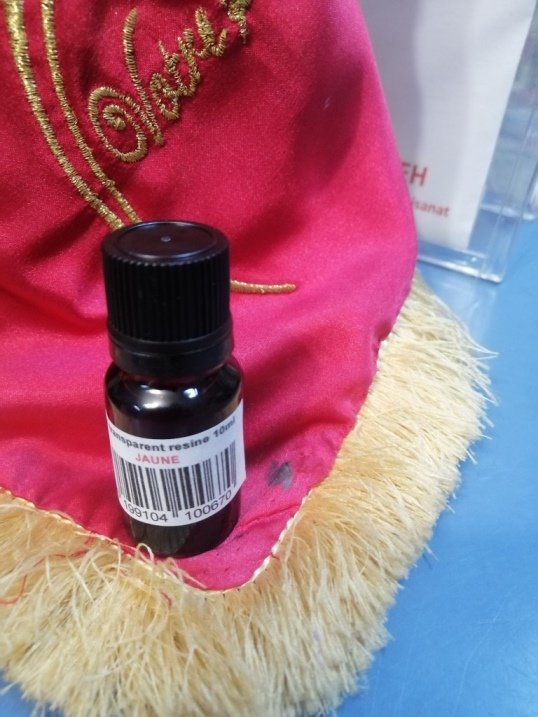 colorant transparent pour resine jaune 10 ml