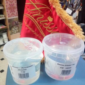Resine epoxy cristal transparente bi-composants 1kg