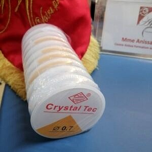 Bobine Fil élastiqué transparent 0.7 mm