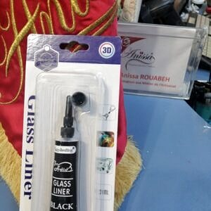 Cerne pour décoration sur verre 21 ml noir