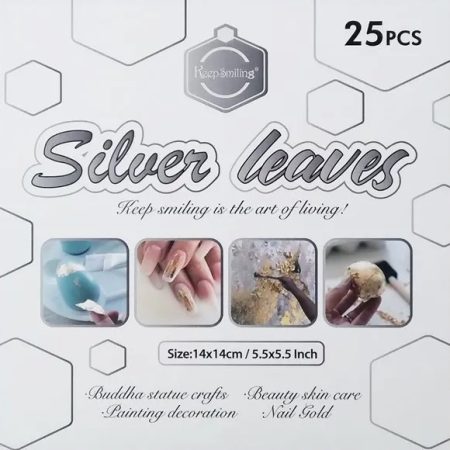 Paquet de feuille en argent 25 pièces