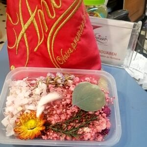 Bouquet fleurs sechees Rose
