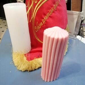 Moule silicone tour drappee 55 x 123mm