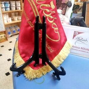 supports assiette en plastique Petit Modèle PM Noir