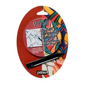 ruban plomb adhésif 10 mètres 2x3mm pebeo