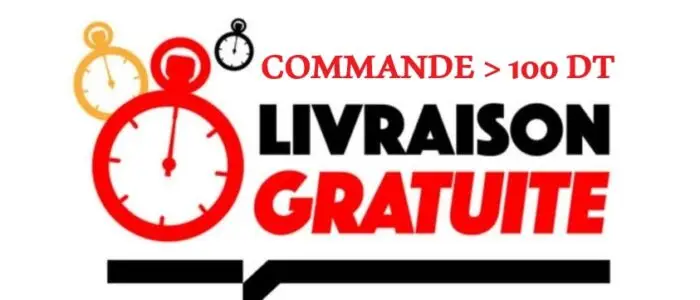 Livraison Gratuite à partir de 100 dt