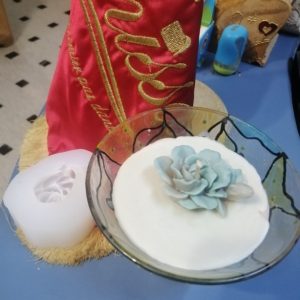 Moule silicone les deux fleurs