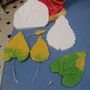 Moule silicone Les feuilles