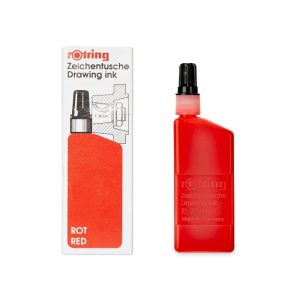 Encre de chine pour isographie 23ml Rouge