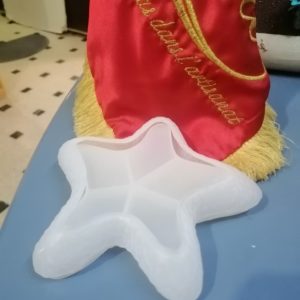 Moules silicone pour concrete en étoile