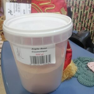 Argile Rose pour cosmetique 500 gr