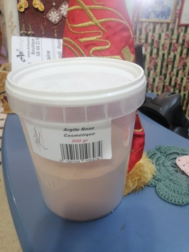 Argile Rose pour cosmetique 500 gr