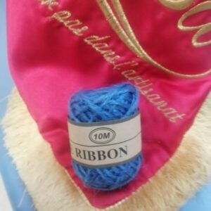 bobine fil de jut bleu diam 2 mm 10 mètres