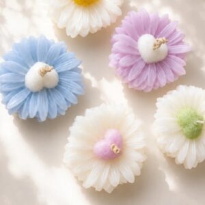 Moule silicone Marguerite cœur 54 mm