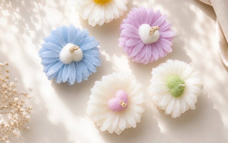 Moule silicone Marguerite cœur 54 mm